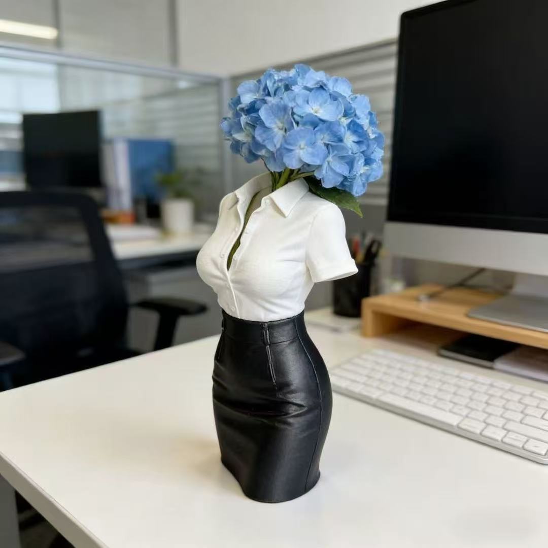 3D Printing Pot - Vas Bunga Bentuk Tubuh Wanita Seksi
