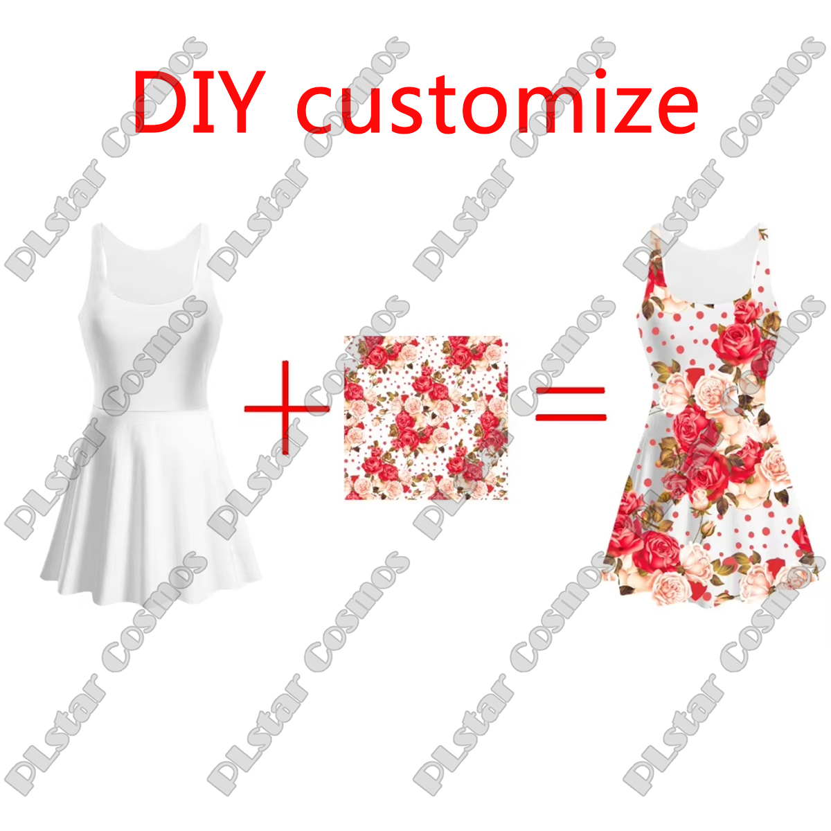 3D Printing Foto - PLstar Cosmos Desain Anime/Foto/Penyanyi DIY Gaun