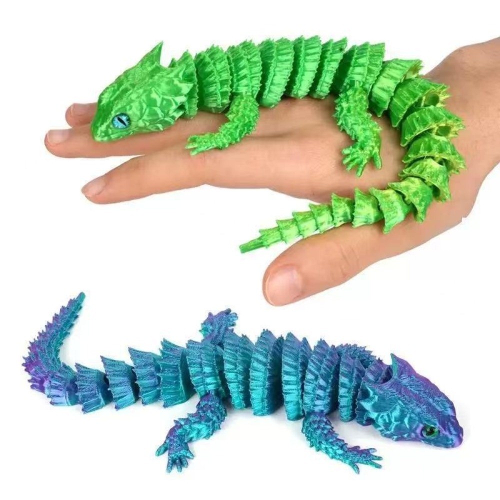 Kadal Cetak 3D dengan Sendi ya - 3D Printing Lizard ulasan dan harga