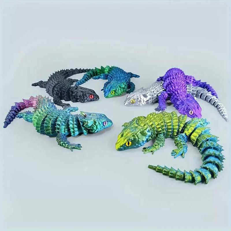 Ornamen Patung Kadal Terhubung - 3D Printing Lizard ulasan dan harga