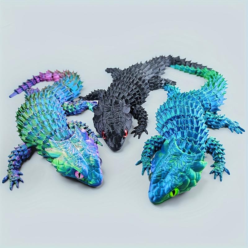 Ornamen Patung Kadal Terhubung - 3D Printing Lizard ulasan dan harga