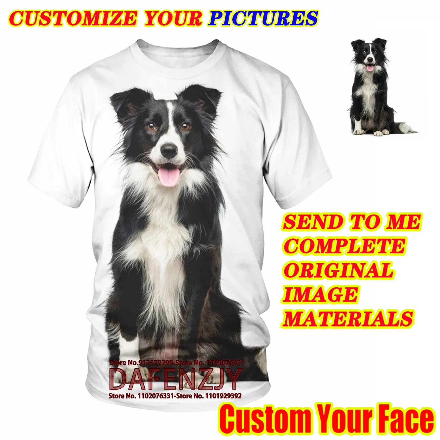 Kaus gambar personal hewan/fot - 3D Printing Foto ulasan dan harga