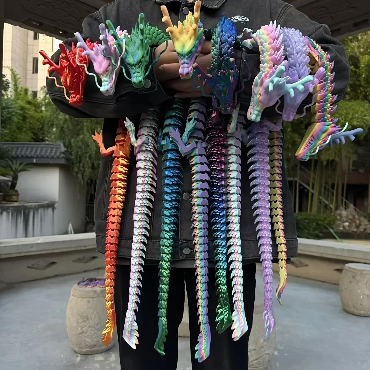 Figurine Naga Cina 3D Print 90 - 3D Printing Pot ulasan dan harga