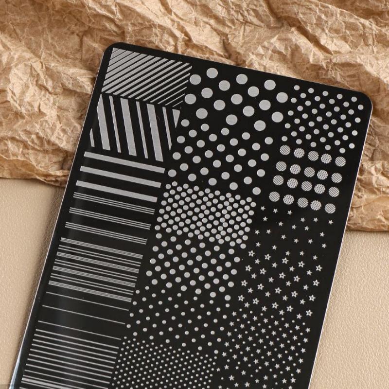 /Vly/Cute Dotting & Strip Line - 3D Printing Stainless Steel ulasan dan harga