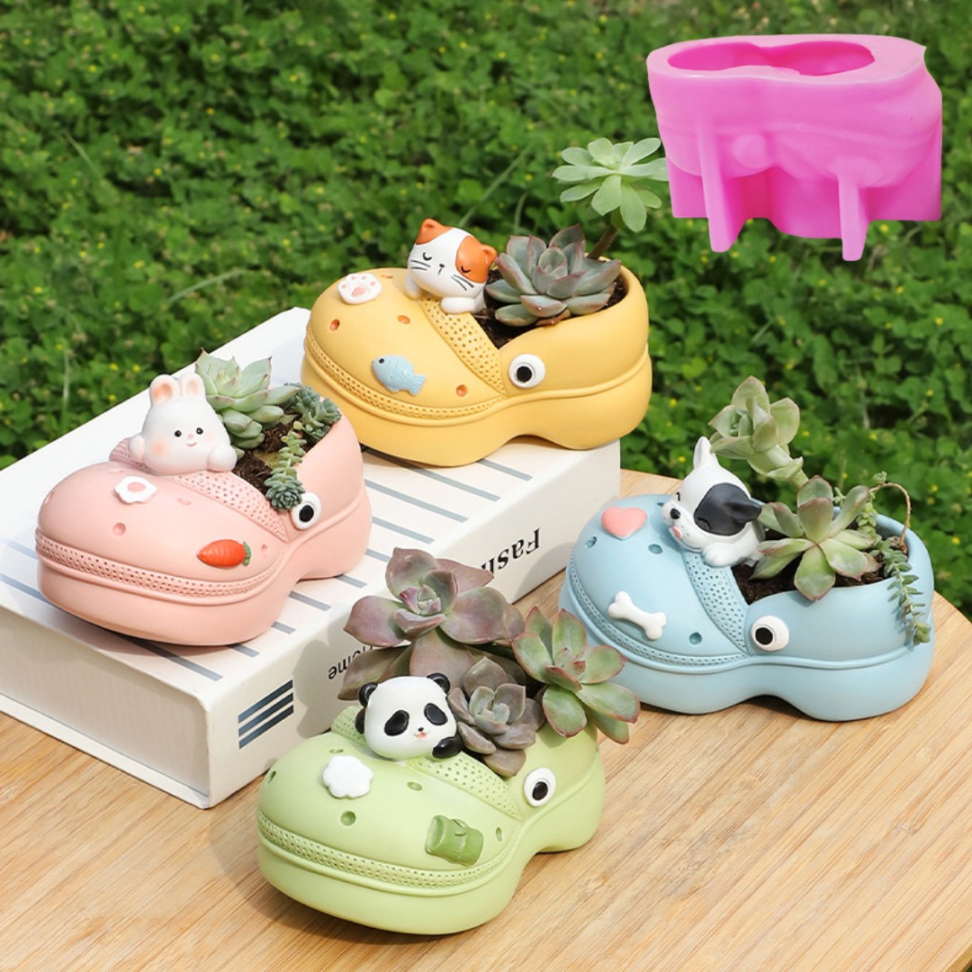 Sandal hewan 3D, Pot bunga tan - 3D Printing Pot ulasan dan harga