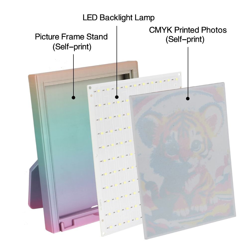 Untuk Bambu Lab Lithophane Led - 3D Printing Foto ulasan dan harga