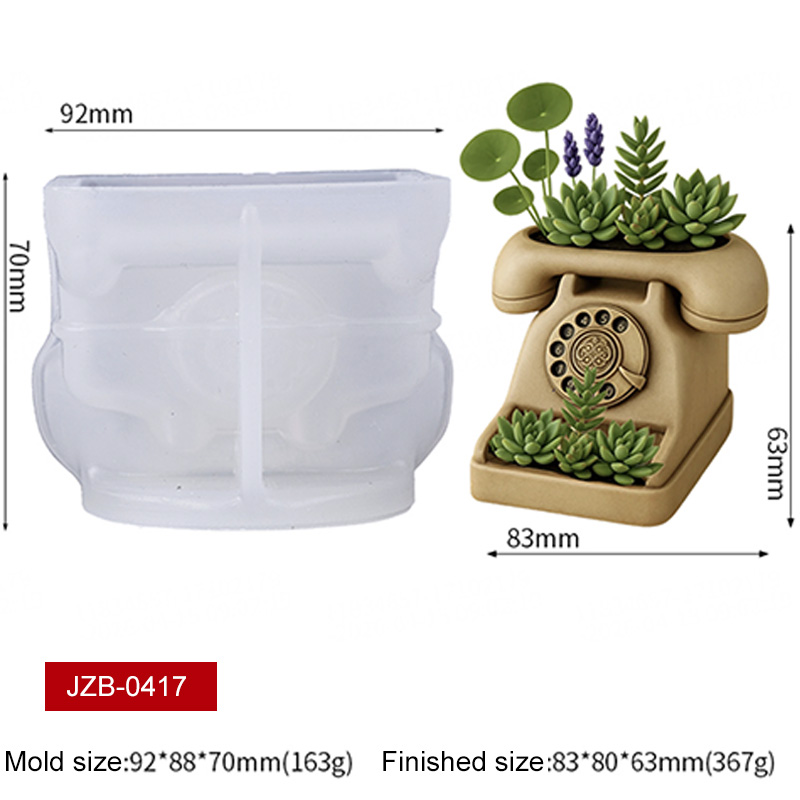 Cetakan Silikon Pot Sukulen Te - 3D Printing Pot ulasan dan harga