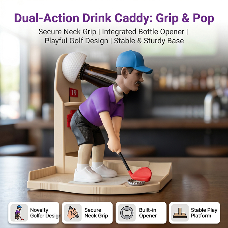 Pembuka Botol Golf Kreatif Cet - 3D Printing Stainless Steel ulasan dan harga