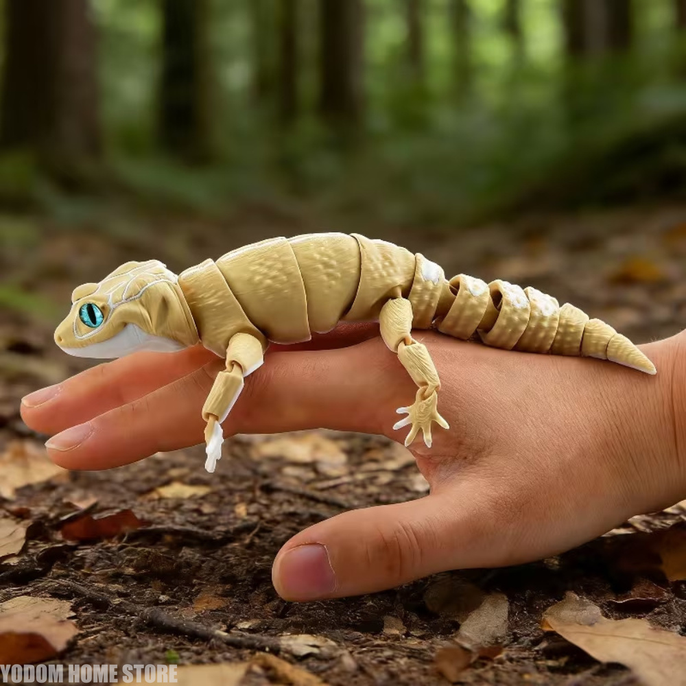 Kadal Berwarna-warni Multi-Sen - 3D Printing Lizard ulasan dan harga