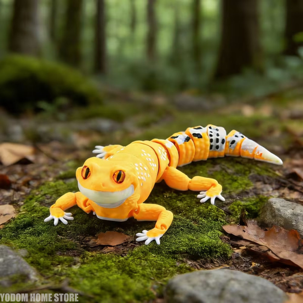 Kadal Berwarna-warni Multi-Sen - 3D Printing Lizard ulasan dan harga