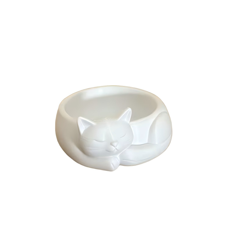 Pot Bunga Kucing Tidur Cetak 3 - 3D Printing Pot ulasan dan harga