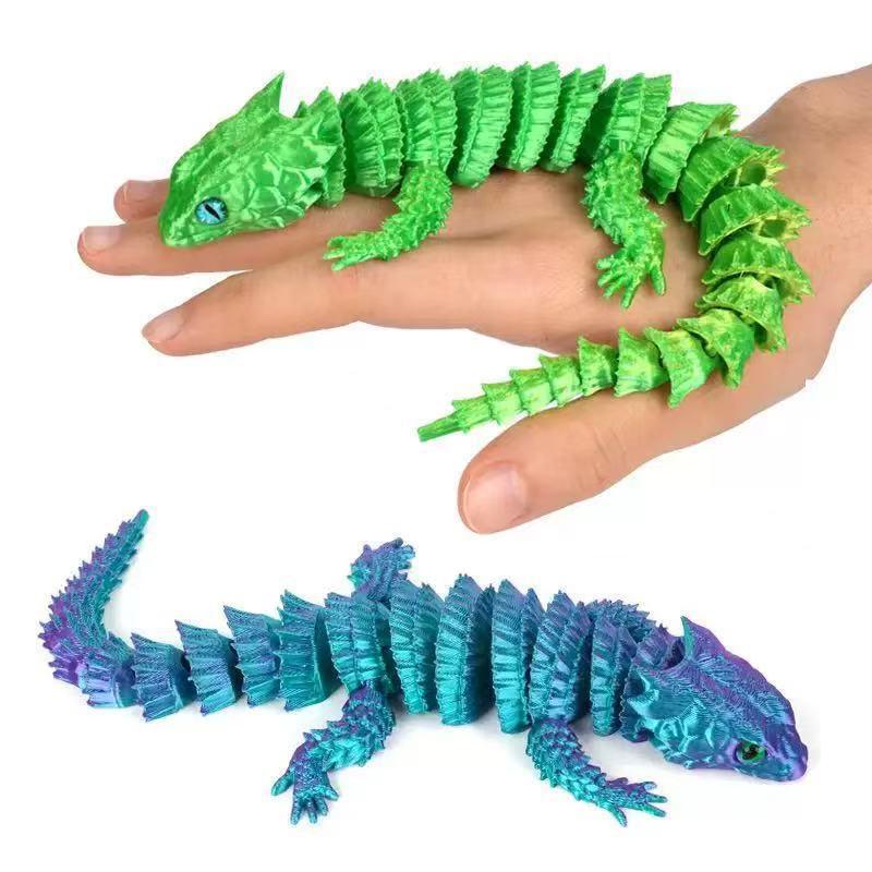 Ornamen Patung Kadal Sambung 3 - 3D Printing Lizard ulasan dan harga