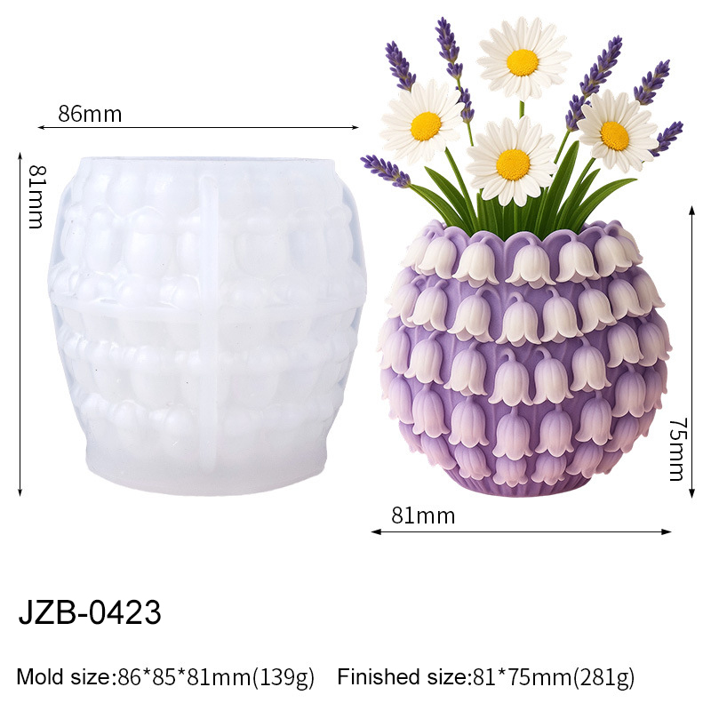 Cetakan Silikon Vas Bunga Lily - 3D Printing Pot ulasan dan harga