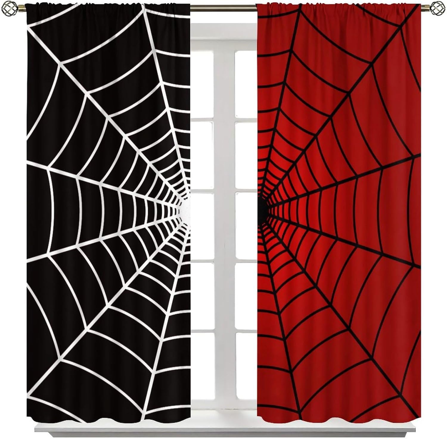 Gorden Jendela Motif Jaring La - 3D Printing Web ulasan dan harga