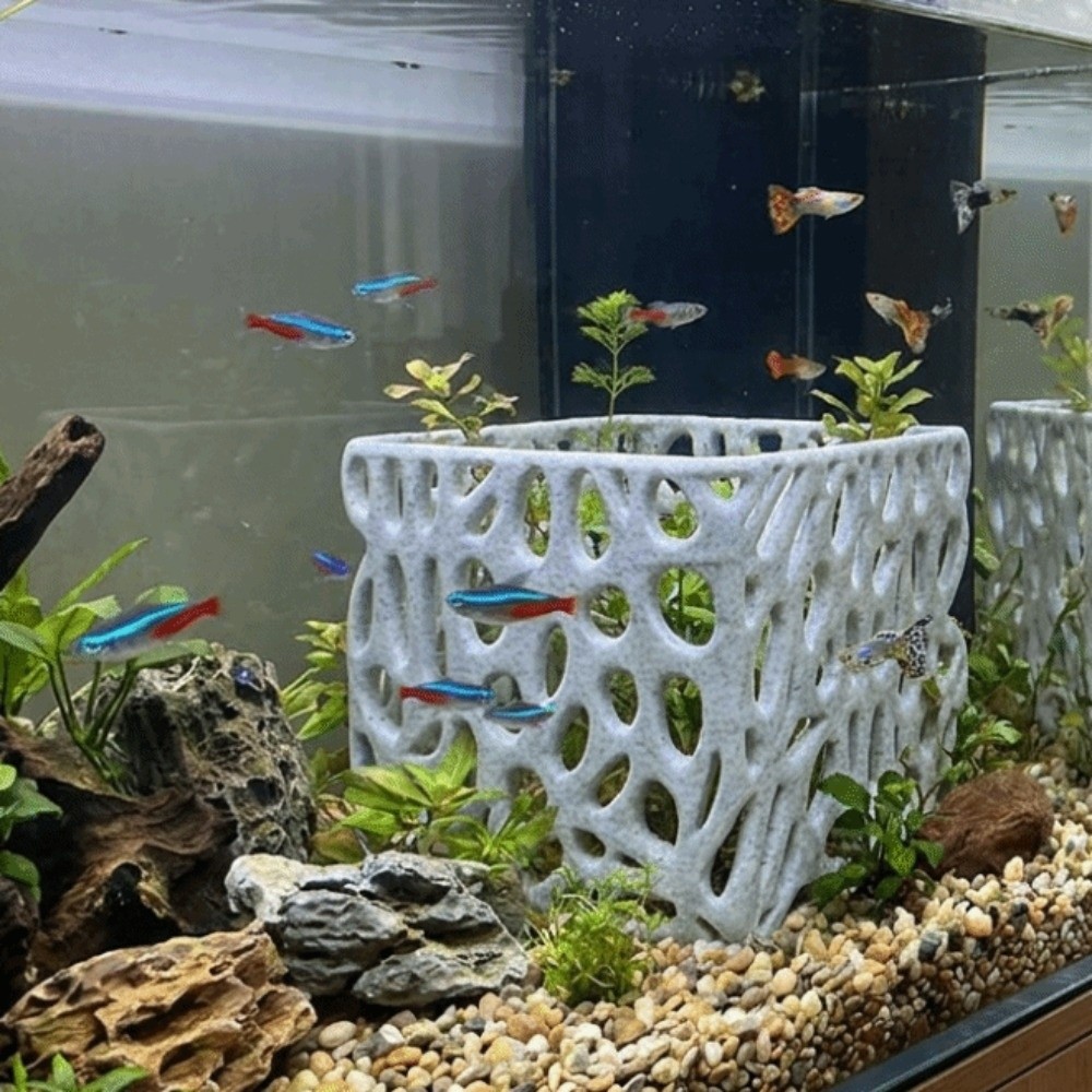 Pot Tanaman Akuarium Cetak 3D  - 3D Printing Pot ulasan dan harga