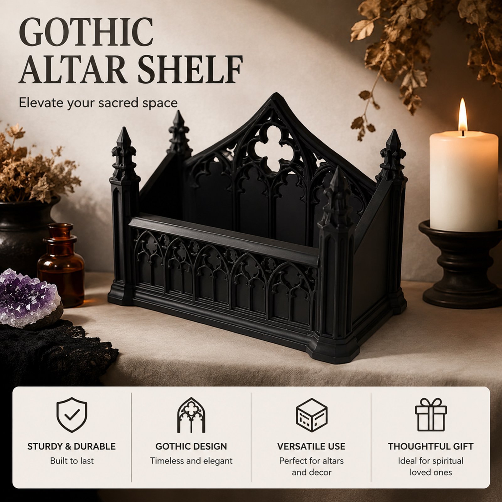 Rak Penyimpanan Gothic untuk R - 3D Printing Jewelry ulasan dan harga