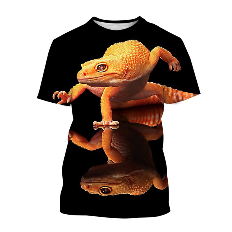 Kaos Katak Keren Cetak 3D untu - 3D Printing Lizard ulasan dan harga