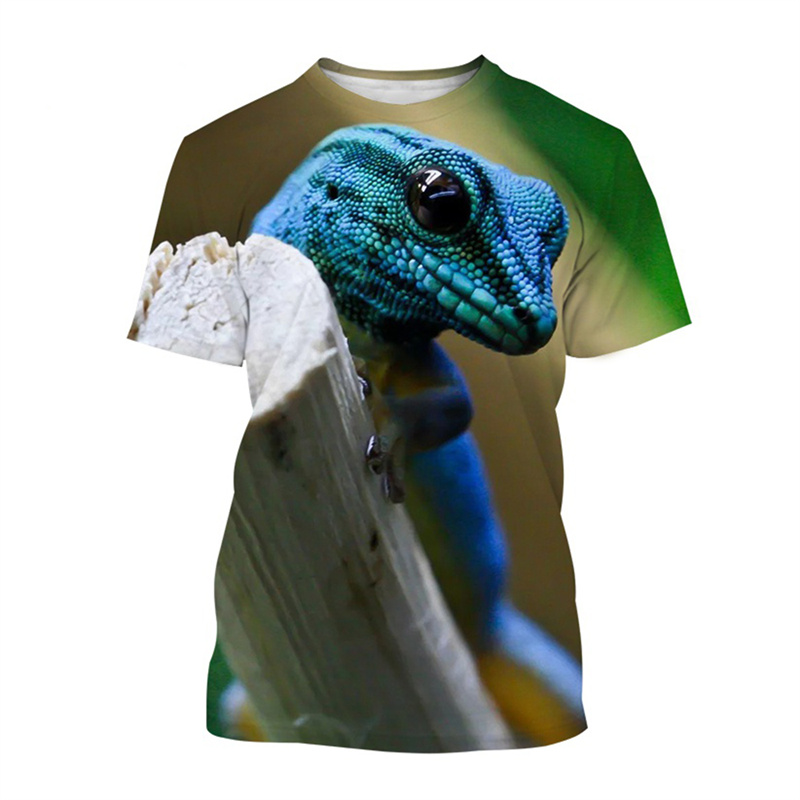 Kaos Katak Keren Cetak 3D untu - 3D Printing Lizard ulasan dan harga