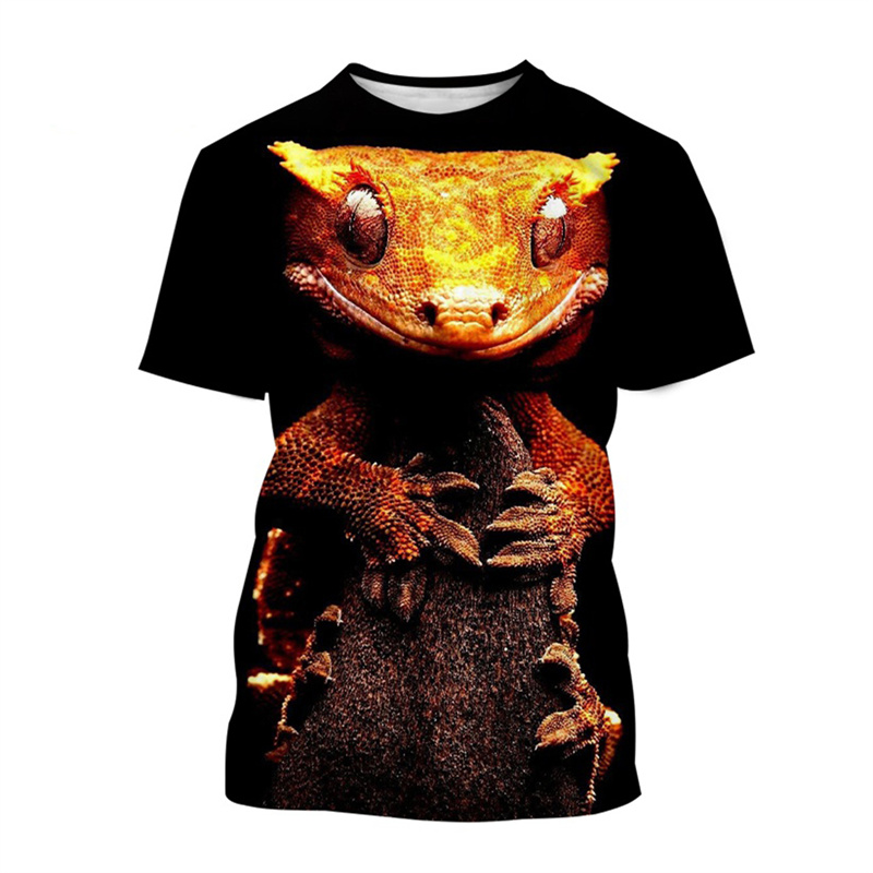 Kaos Katak Keren Cetak 3D untu - 3D Printing Lizard ulasan dan harga