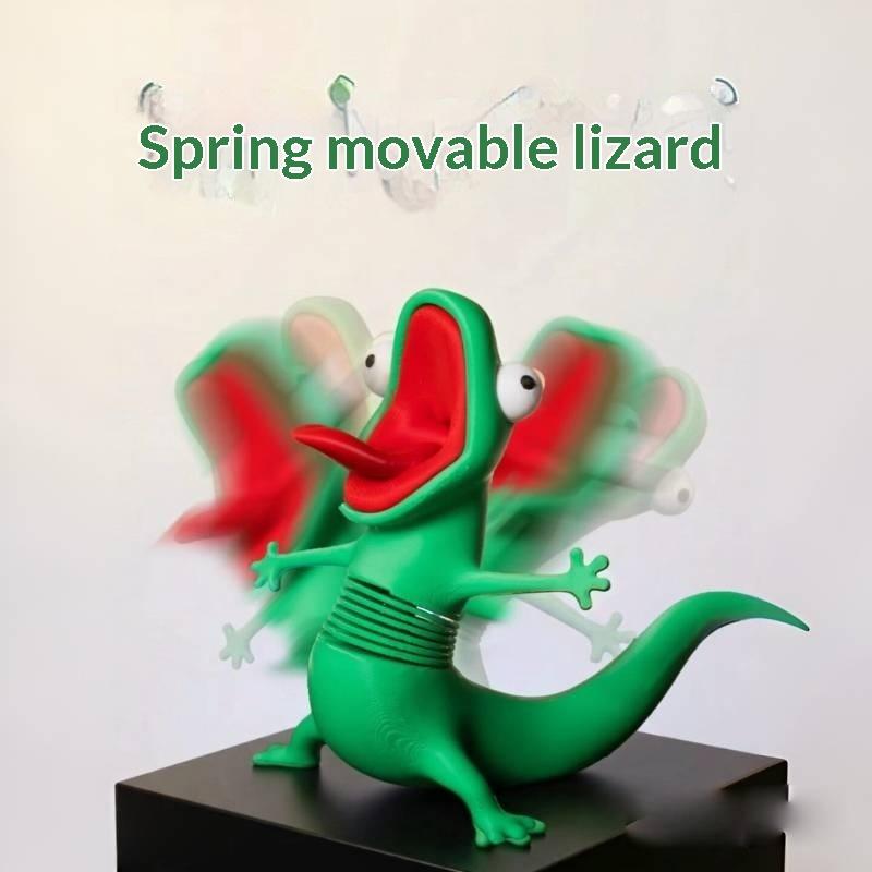 Patung Kadal Hijau Cetak 3D De - 3D Printing Lizard ulasan dan harga