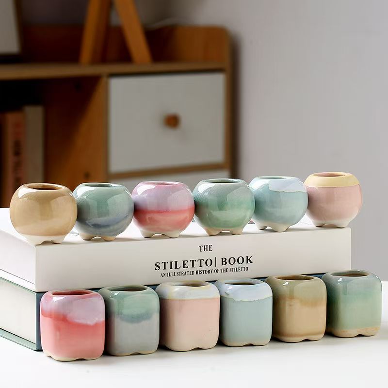 6 Buah Pot Bunga Mini Sukulen  - 3D Printing Pot ulasan dan harga